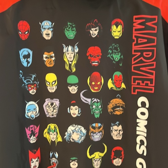 NWOT Marvel Comics Group Hooded Windbreaker Men’s Size: L - Picture 12 of 17